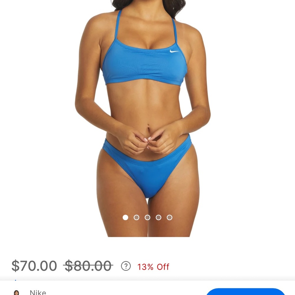 Nike sport swimsuit 2 piece